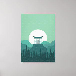 Japanese Style Art Canvas Print