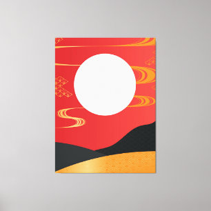 Japanese Style Art Canvas Print
