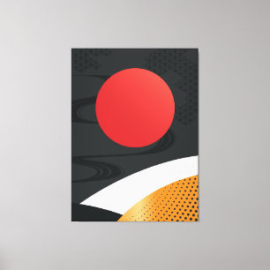 Japanese Style Art Canvas Print