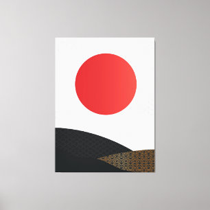 Japanese Style Art Canvas Print