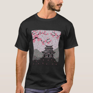 Japanese Style Cherry Blossom T-Shirt