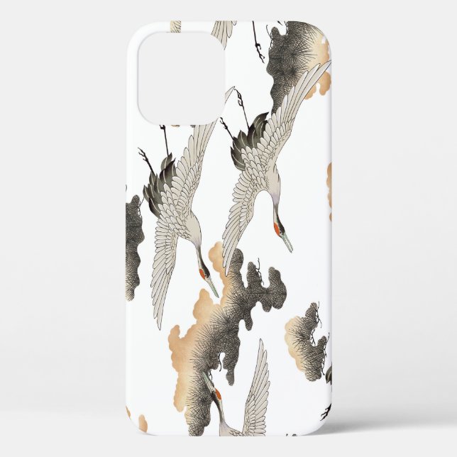 Japanese style crane: elegant design. Case-Mate iPhone case (Back)