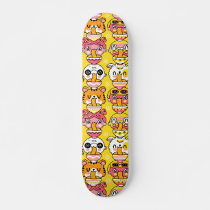 Japanese style cute Kawaii chinese soup Skateboard