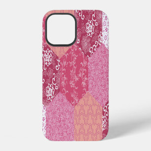 Japanese Style Patchwork Pattern Design iPhone 12 Case