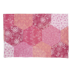 Japanese Style Patchwork Pattern Design Pillowcase