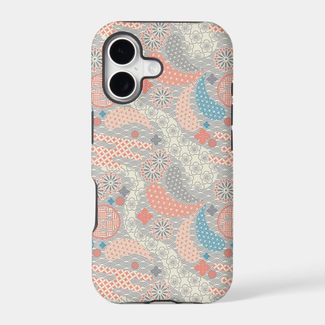 Japanese style pattern. Illustration. (Back)
