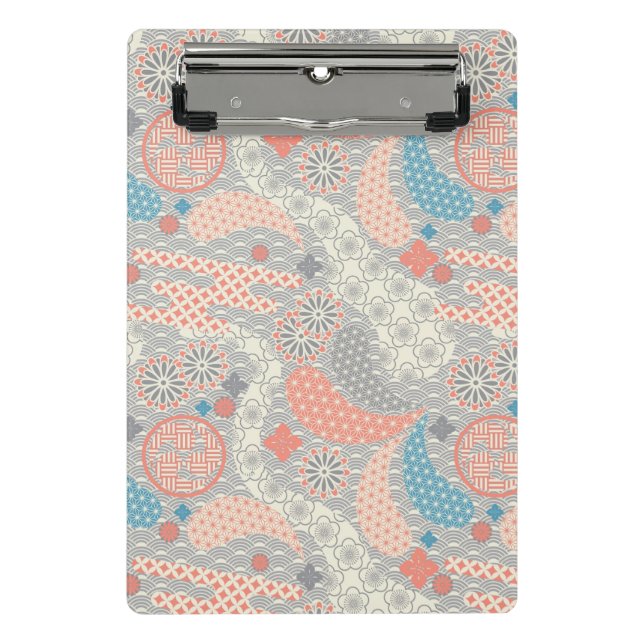 Japanese style pattern. Illustration. Mini Clipboard (Front)