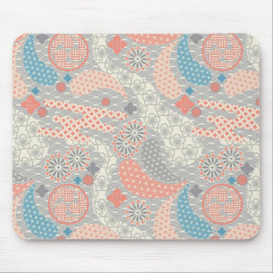 Japanese style pattern. Illustration. Mouse Mat