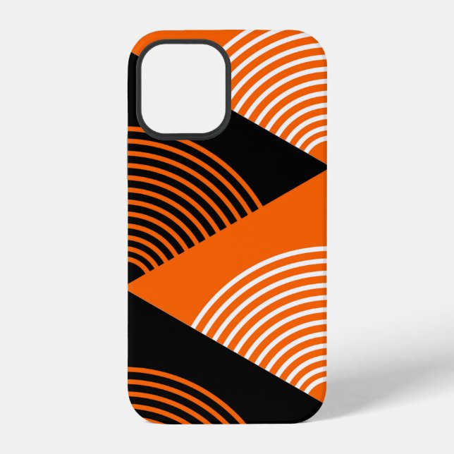 Japanese style seamless pattern with triangles and iPhone case (Back)