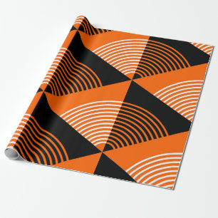 Japanese style seamless pattern with triangles and wrapping paper