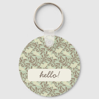 Japanese Style Vine pattern Key Ring