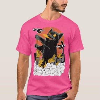 Japanese Sunset Catzilla  T-Shirt