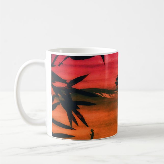 Japanese Sunset Coffee Mug (Left)