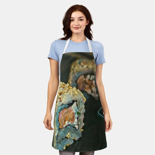 Japanese sushi apron (Worn)