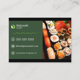 Japanese Sushi Business Cards