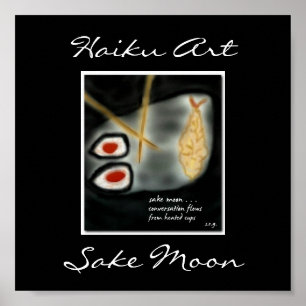 Japanese Sushi Haiku Art Print