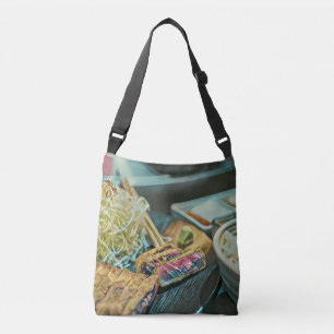 Japanese sushi lover gift crossbody bag