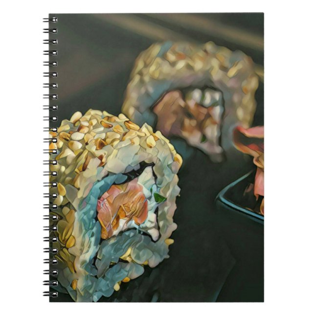 Japanese sushi notebook (Front)