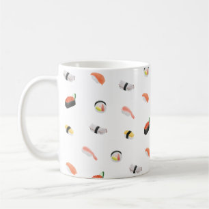 Japanese Sushi Pattern Coffee Mug