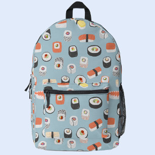 Japanese Sushi Printed Backpack