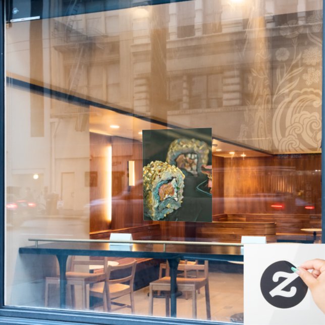 Japanese sushi window cling (Cafe Window)