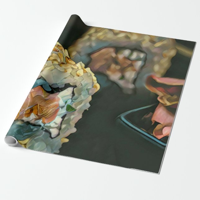 Japanese sushi wrapping paper (Unrolled)