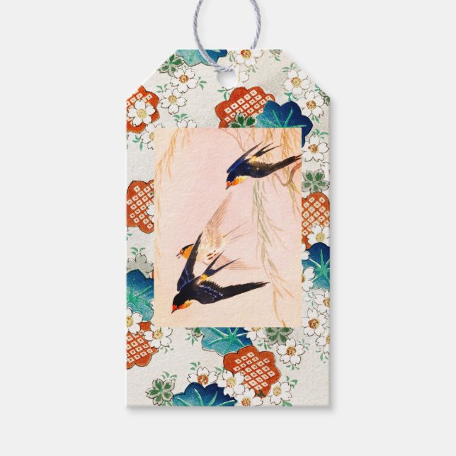 JAPANESE SWALLOW Gift Tag (Front)