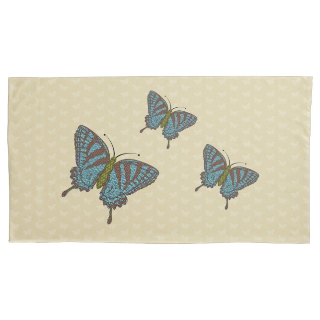 Japanese Swallowtail Pillowcase (Front)