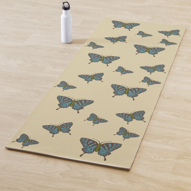 Japanese Swallowtail Yoga Mat (In Situ)