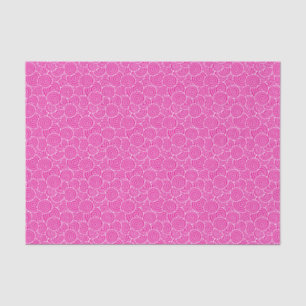 Japanese swirl pattern - fuchsia pink and white tissue paper