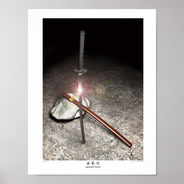 Japanese sword poster (Front)