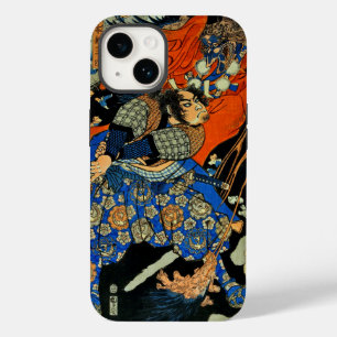 Japanese swordsman fighting monster Case-Mate iPhone 14 case