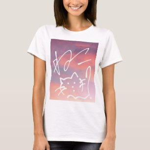 Japanese T-shirt Cat T-shirt Japanese Cat & Fancy