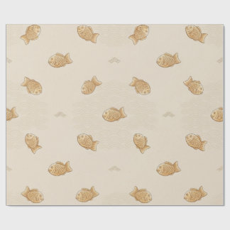 Japanese Taiyaki & Seigaiha Wrapping Paper