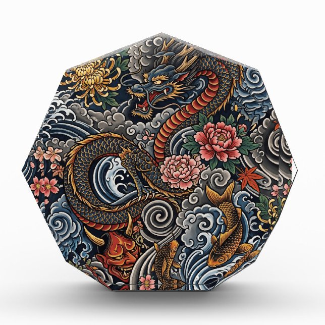 Japanese tattoo art photo block (Front)