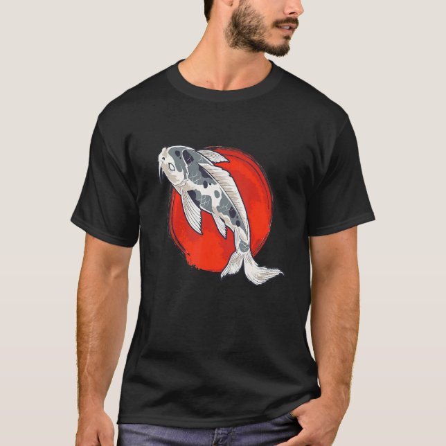 Japanese Tattoo Dragon Koi Carp Japan Fish Urban A T-Shirt (Front)