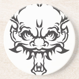 Japanese Tattoo Oni Demon Coaster