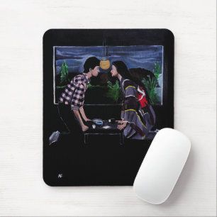 Japanese Tea Ceremony Painting by Alfred Fox Mouse Mat