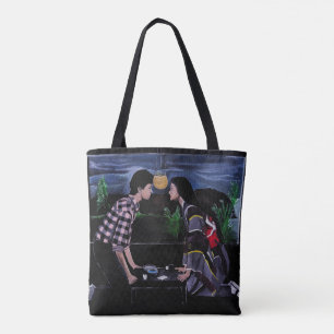 Japanese Tea Ceremony Painting by Alfred Fox Tote Bag