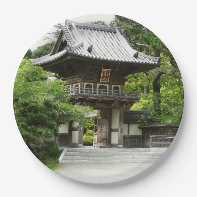 Japanese Tea Garden in San Francisco Paper Plate (Front)