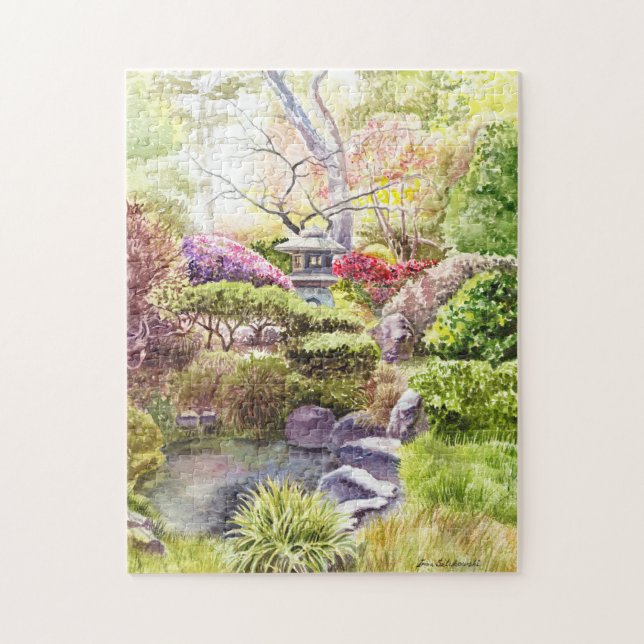 Japanese Tea Garden San Francisco Puzzle (Vertical)
