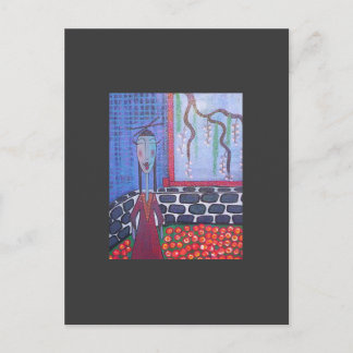 japanese tea lady postcard