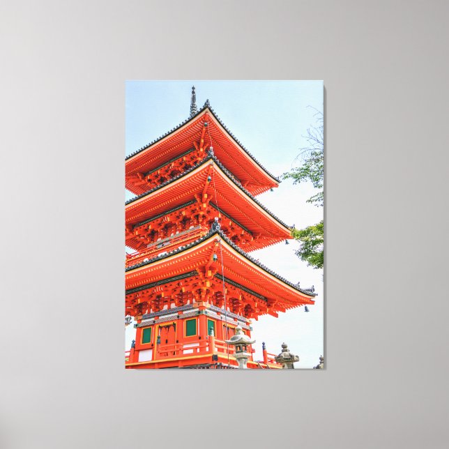 Japanese Temple Canvas Print (Front)