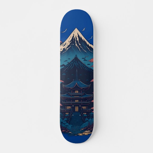 Japanese temple skateboard (Front)