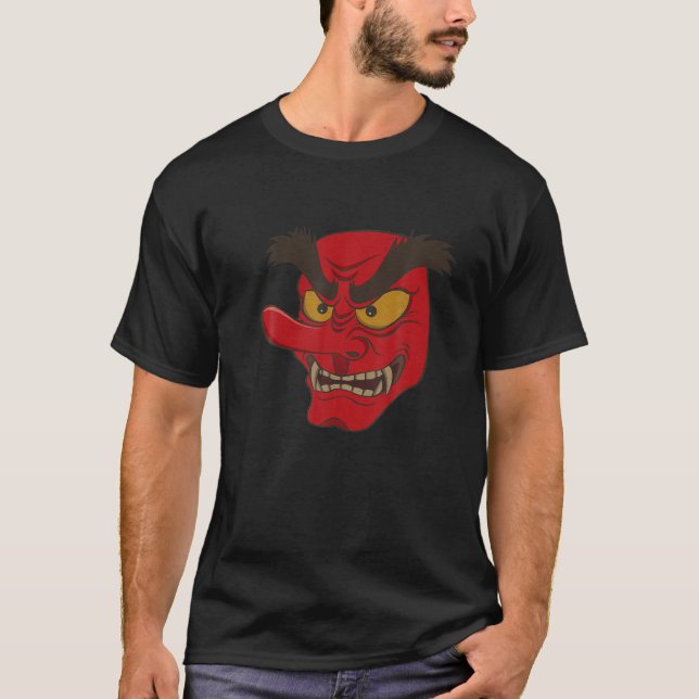 Japanese Tengu Mask T-Shirt (Front)
