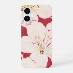 Japanese Textile iPhone 16 Case - Sakura Art
