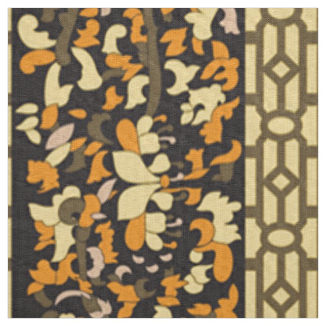 Japanese Textile Wave | Kimono Fabric Print (Swatch)