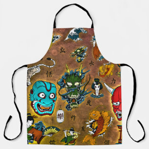 Japanese Theme Apron