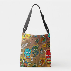 Japanese Theme Crossbody Bag