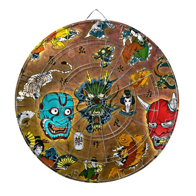 Japanese Theme Dartboard (Front)